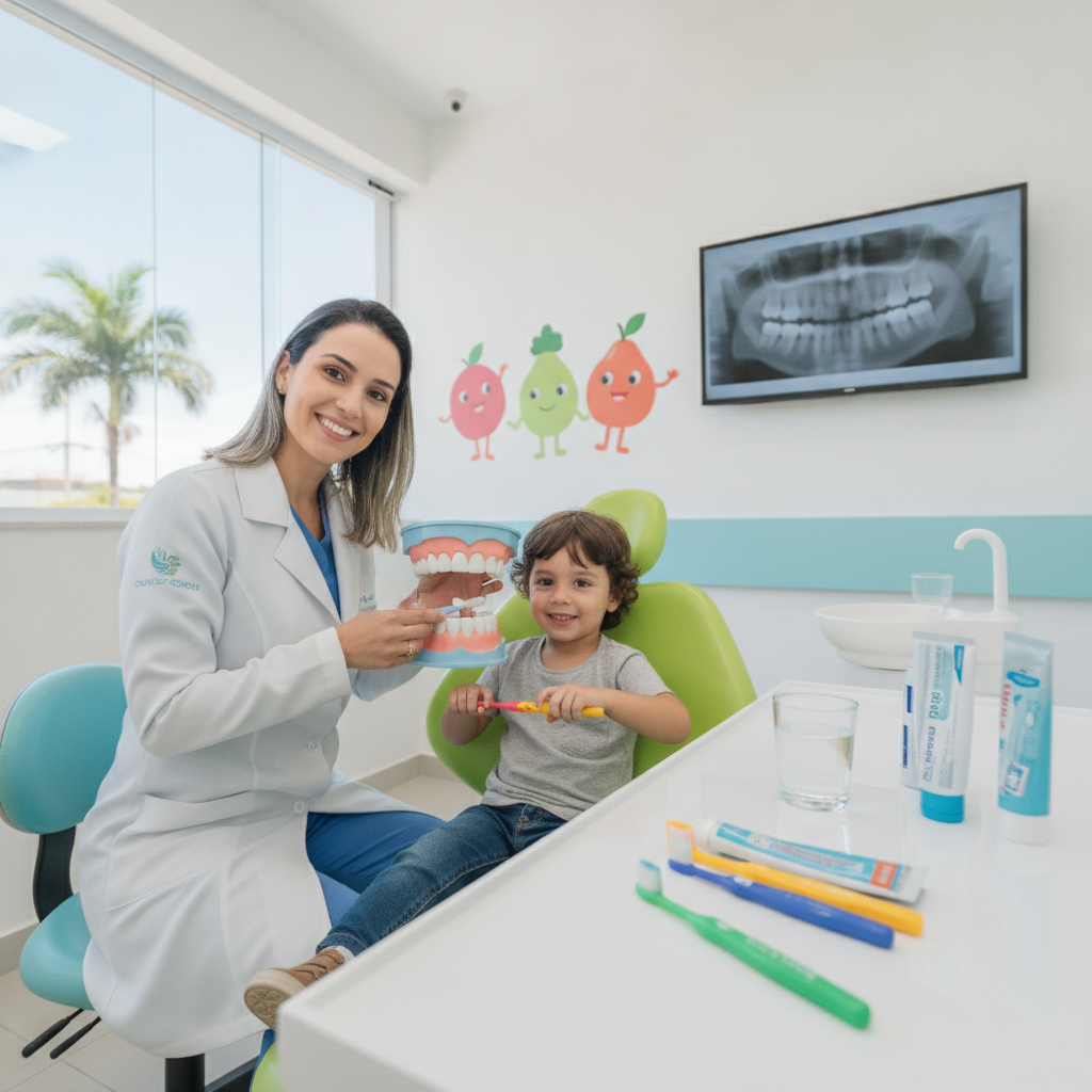 Alimentação e Saúde Bucal Infantil em Goiânia: Dicas