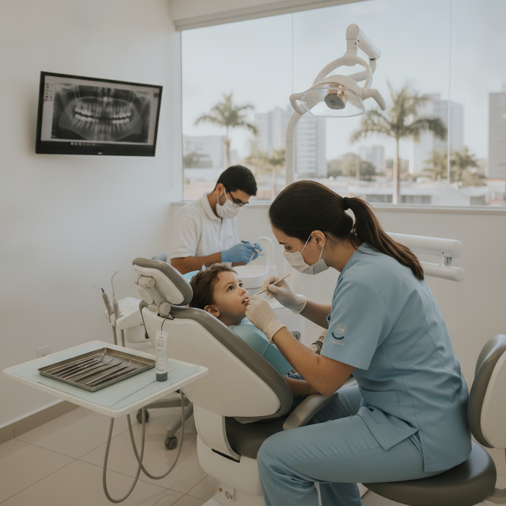 Com que idade fazer fluoretação em crianças em Goiânia?