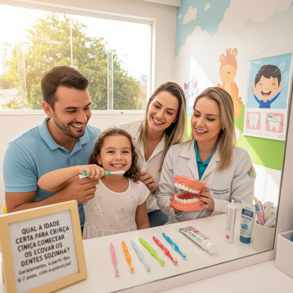Como Ensinar Criança a Escovar Dentes Corretamente Goiânia