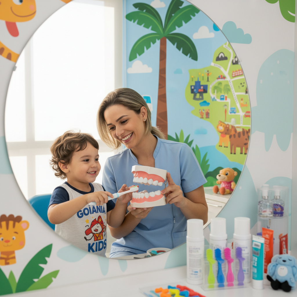 Como Fazer Higiene Bucal Infantil Correta em Goiânia