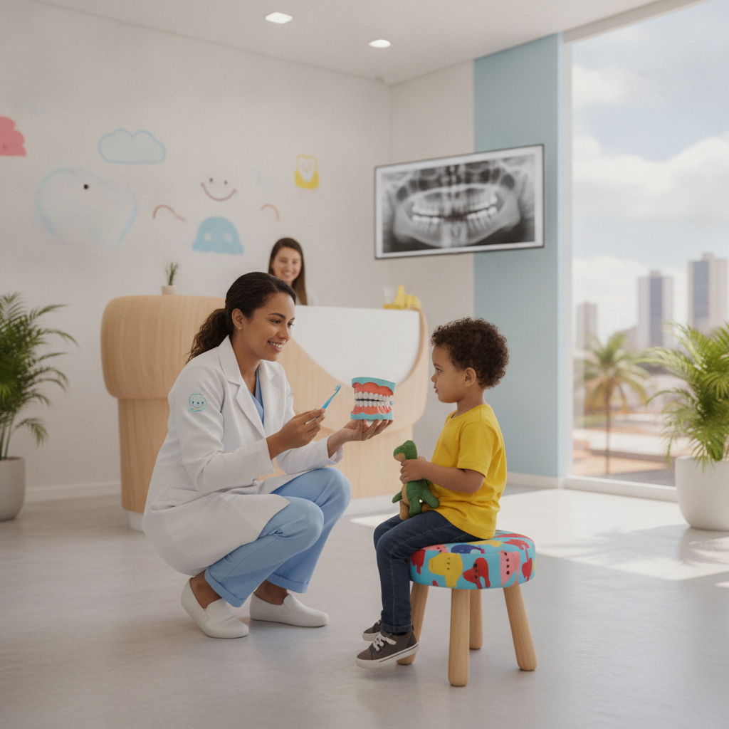 Como Funciona a Primeira Consulta no Dentista Infantil em Goiânia