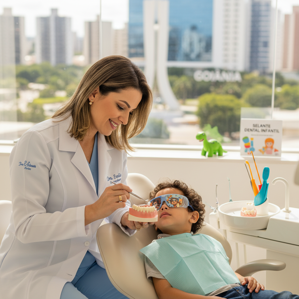 Como Funciona Selante Dental Infantil em Goiânia | Dra. Emília