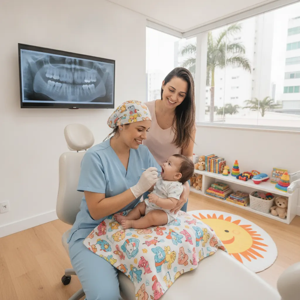 Como Preparar seu Bebê para o Dentista em Goiânia