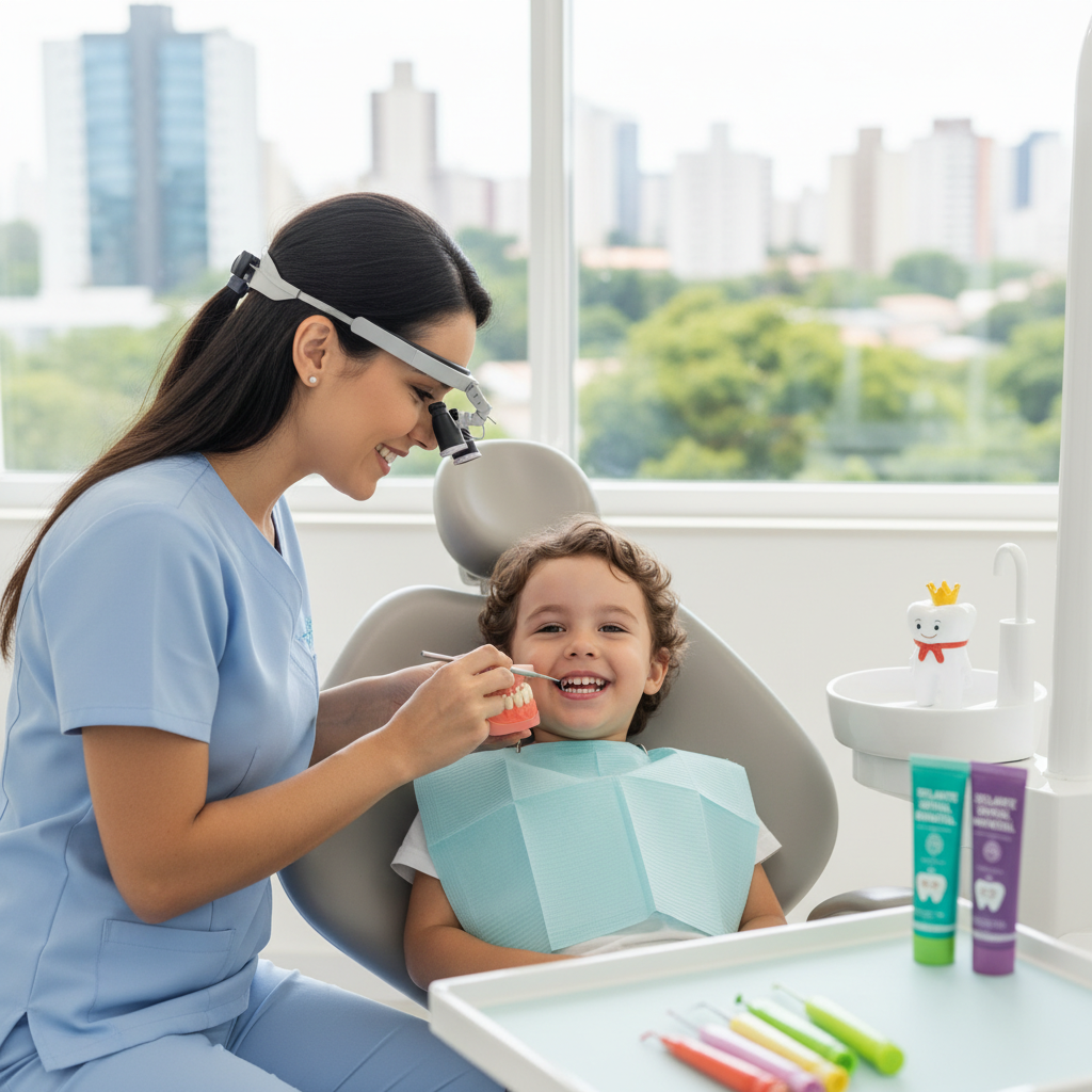 O que é Selante Dental Infantil: Benefícios em Goiânia