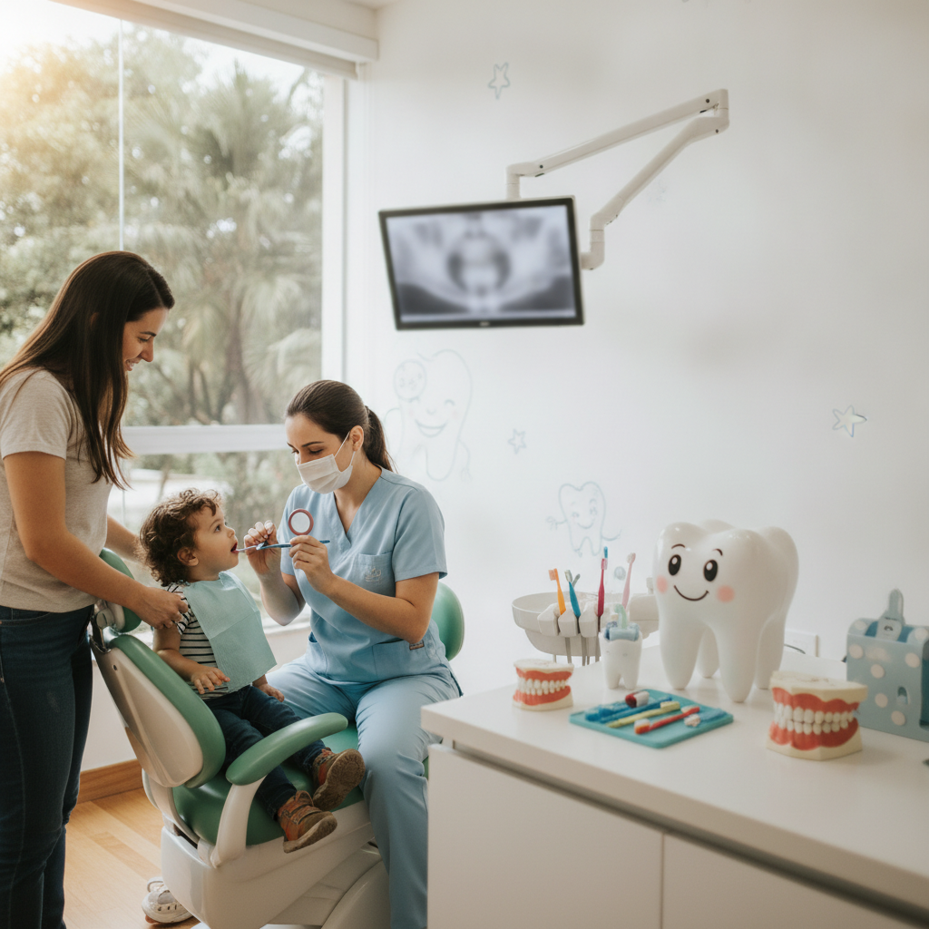 O Que o Dentista Faz na Primeira Consulta da Criança em Goiânia