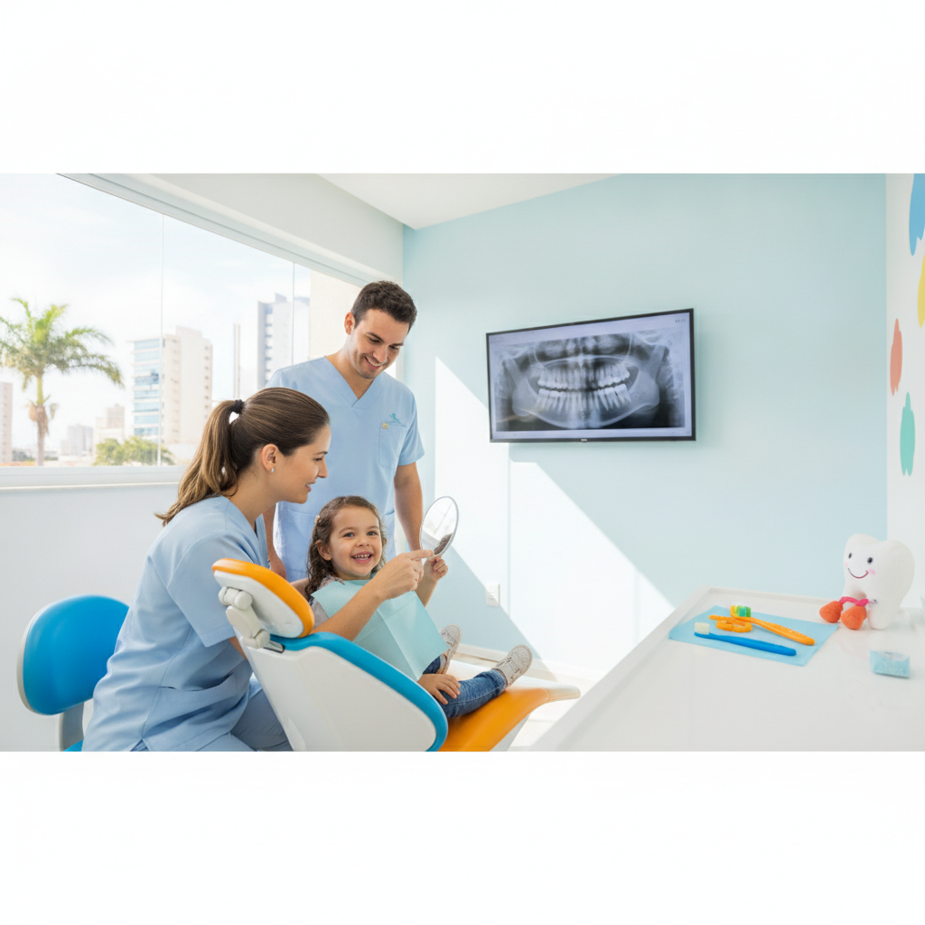 O Que o Dentista Faz na Primeira Consulta da Criança em Goiânia
