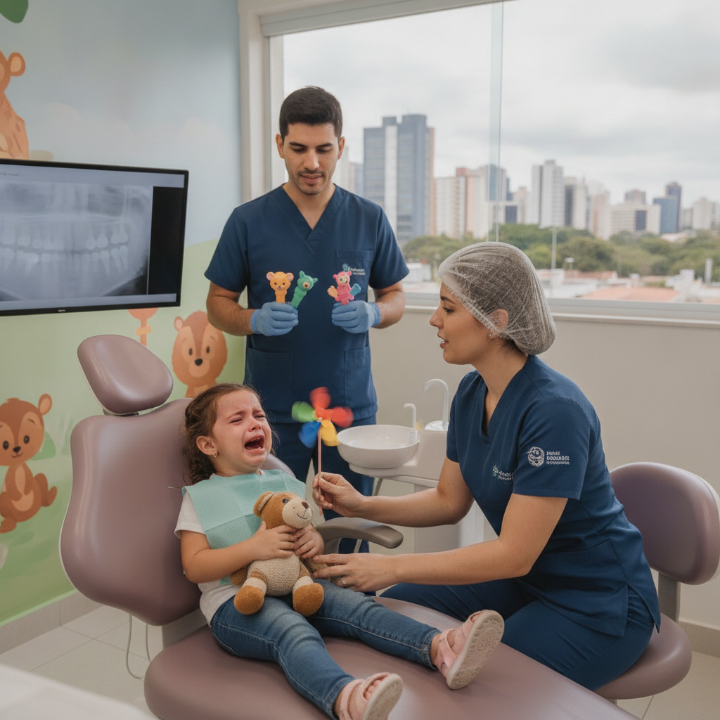 Por Que Criança Chora no Dentista e Como Acalmar em Goiânia