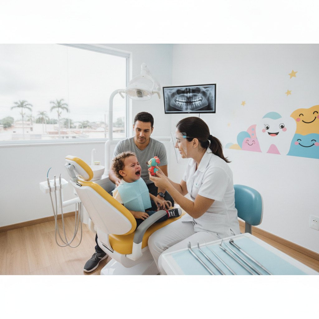 Por Que Criança Chora no Dentista e Como Acalmar em Goiânia