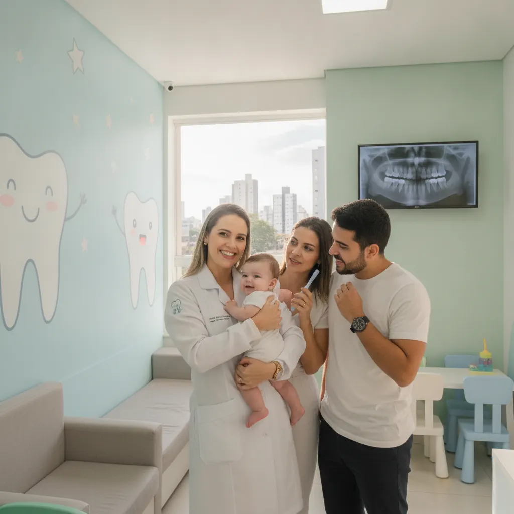 Por Que Levar Bebê ao Dentista Antes do Primeiro Dente em Goiânia