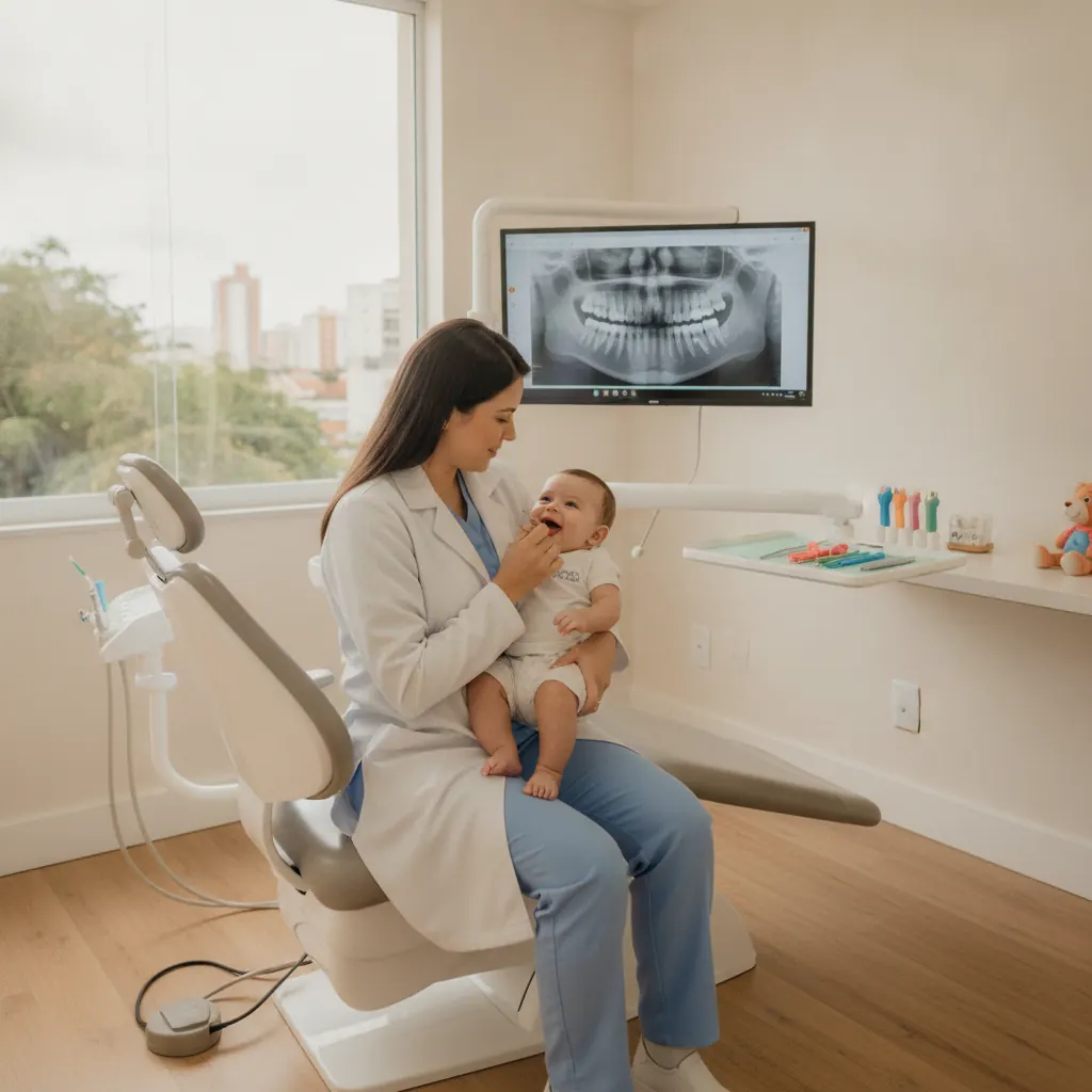 Por Que Levar Bebê ao Dentista Antes do Primeiro Dente em Goiânia