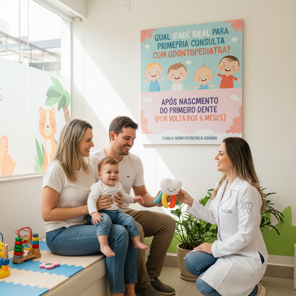 Qual Idade Ideal para Primeira Consulta Odontopediatra Goiânia