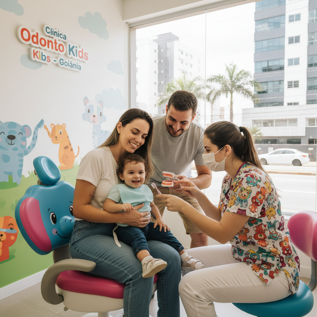Qual Idade Ideal para Primeira Consulta Odontopediatra Goiânia