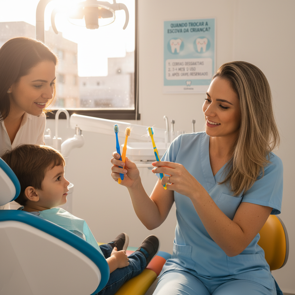 Quando Trocar Escova de Dente Infantil em Goiânia: Guia